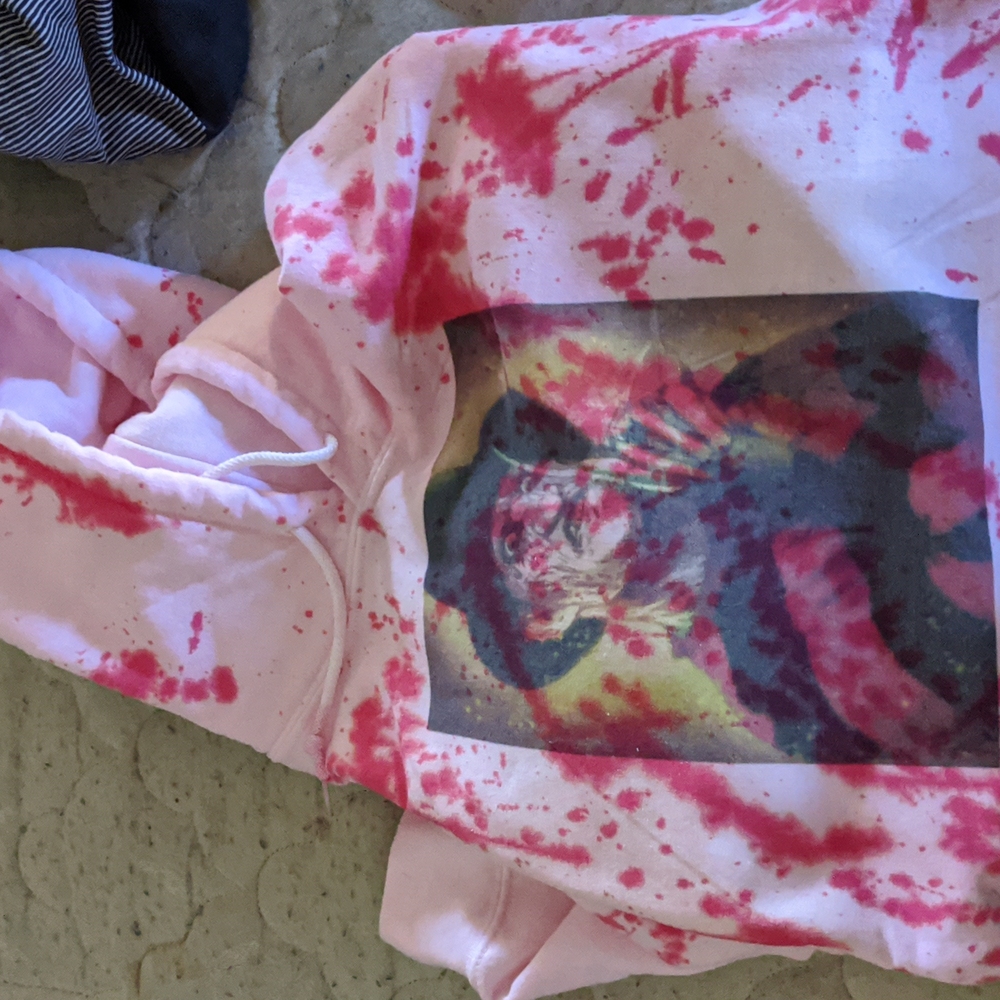 Freddy hoodie with blood